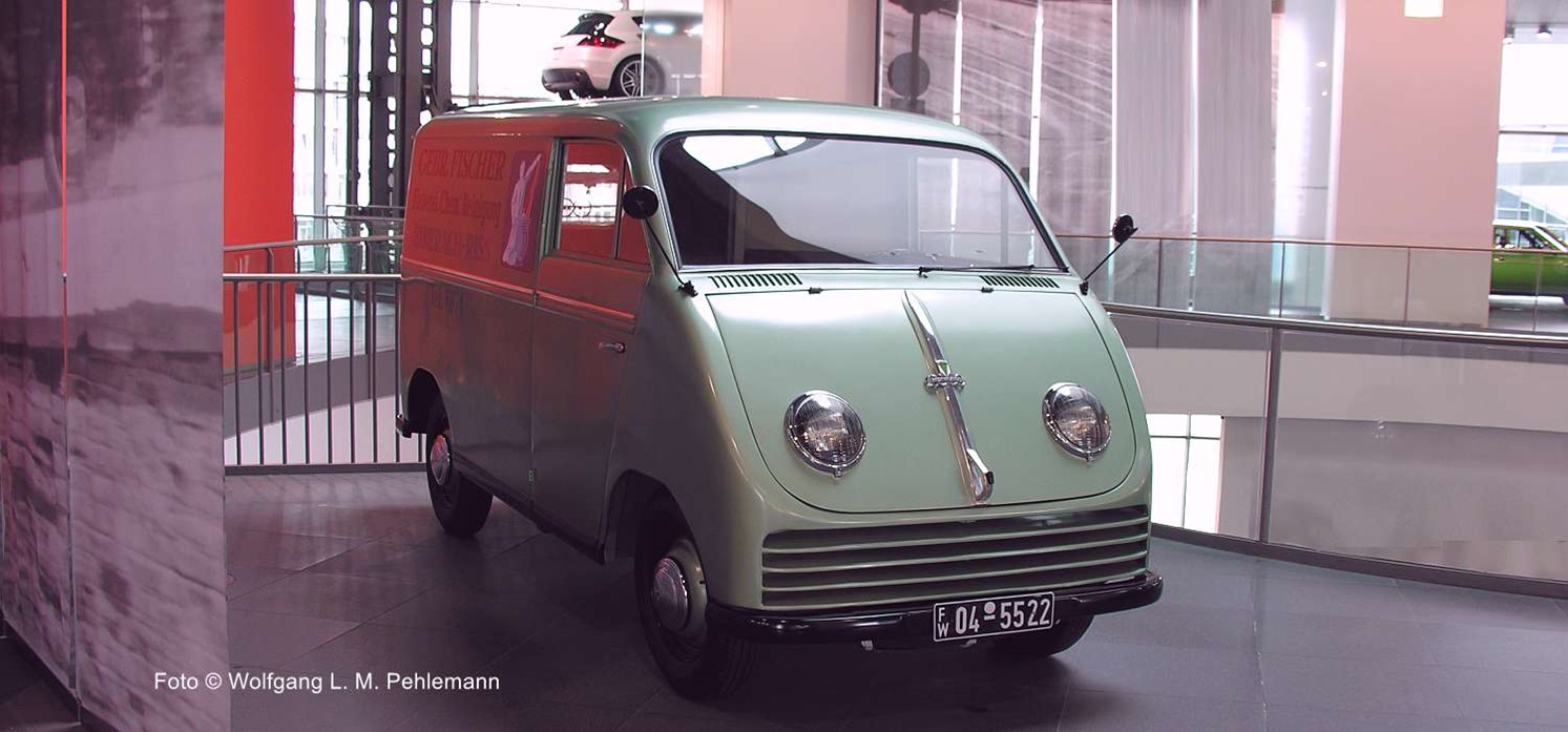 DKW Schnellaster F89 im Audi museum mobile in Ingolstadt - Foto © Wolfgang L. M. Pehlemann